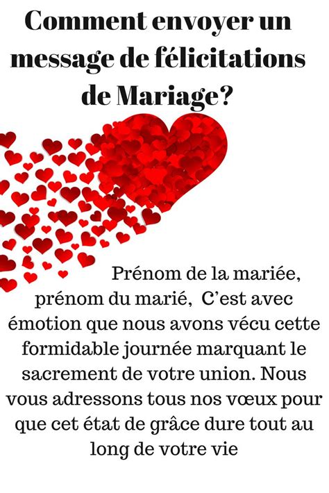 Message Pour Un Mariage Original Ideas F Licitations Mariage Texte Felicitation Mariage
