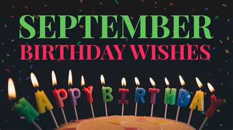 Happy September Birthday Wishes Messages And Quotes Youtube