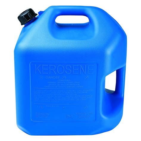 Midwest Can Company® 7600 5 Gal Blue Plastic Kerosene Can With Spill