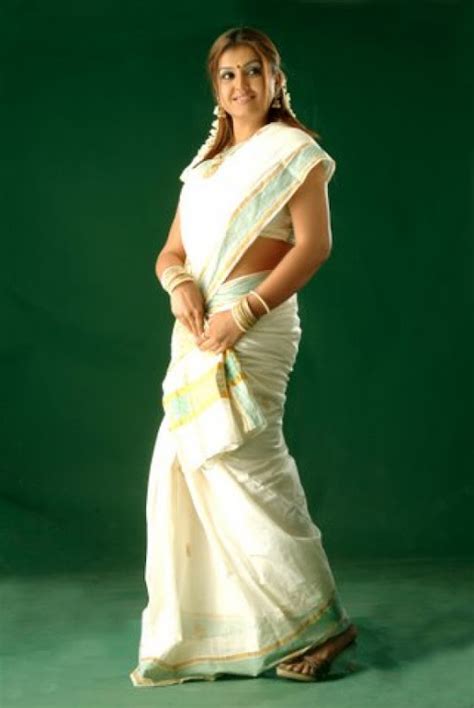 South Actress Sona Sexy In Saree Celebrity Collection