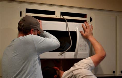 How to install a microwave under a cabinet. How to Install an Over the Range Microwave in 2020 | Range ...