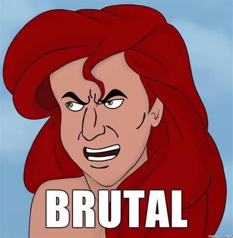 Ariel That S Brutal Funny Disney Memes Very Funny Memes