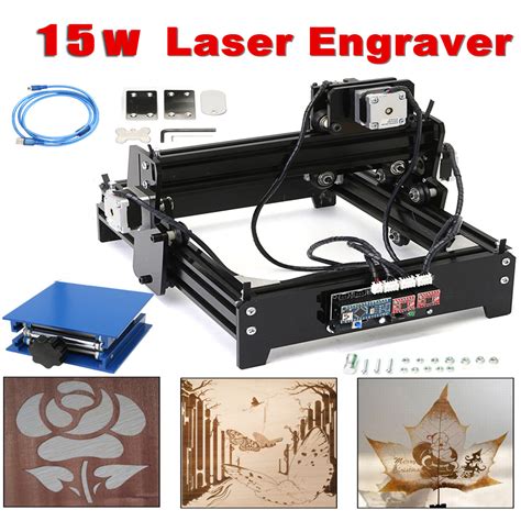 15w Laser As 5 Usb Desktop 15000mw Cnc Laser Engraver Diy Marking Machine For Metal Stone Wood