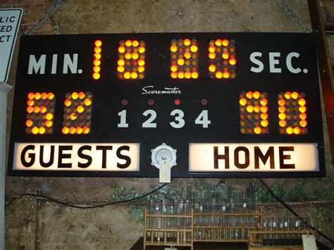 We Have A Selection Of Vintage Scoreboards Scoreboard Scoreboards