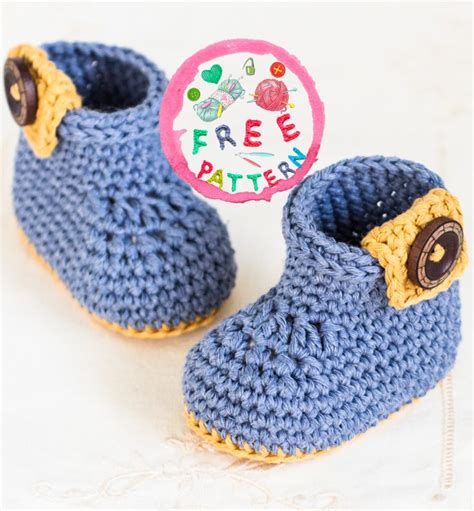 Urban Baby Ankle Booties Free Crochet Pattern Hotcrochet Com