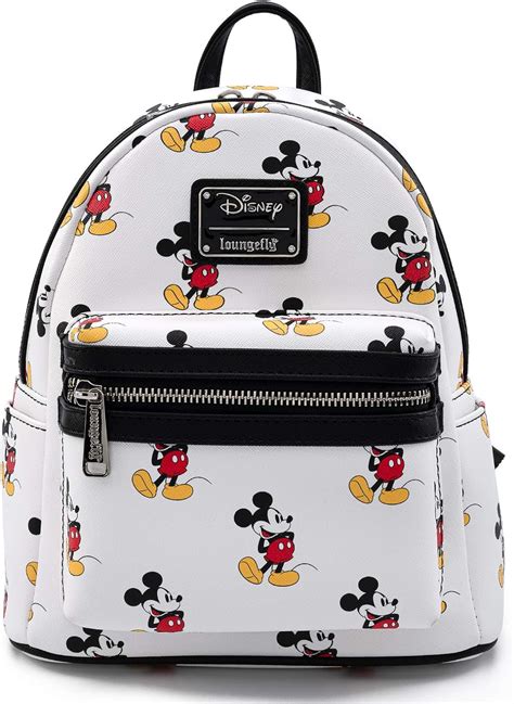 Loungefly Disney Mickey Mouse Imprimé All Over Mini Sac à Dos Amazon