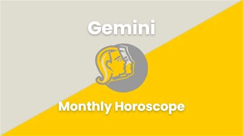 Gemini Monthly Finance Money Horoscope Prediction April