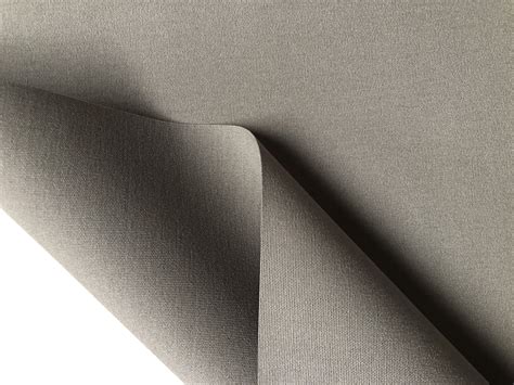 Light Grey Plain Dralon Outdoor Fabric Solid Acrylic Teflon Waterproof