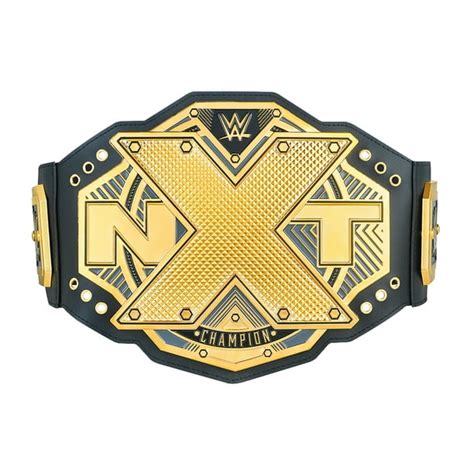 Official Wwe Authentic Nxt Championship Toy Title Belt Gold Walmart