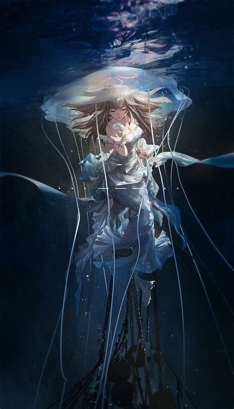 Anime Anime Girls Water Underwater Chains Miv4t Hd Phone