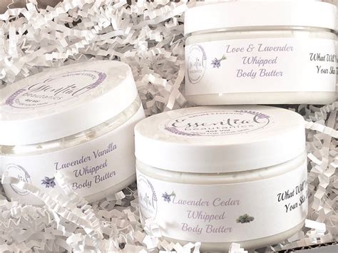 Lavender Whipped Body Butter T Set 4oz Three Pack Lavender Vanilla