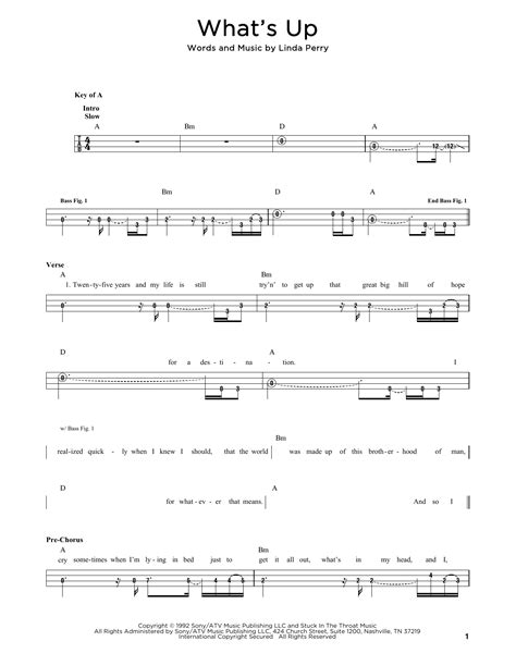 4 Non Blondes Whats Up Sheet Music Notes Chords Sheet Music Sheet Music Notes Music Notes