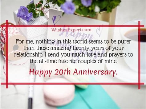 35 Happy 20th Anniversary Wishes And Messages