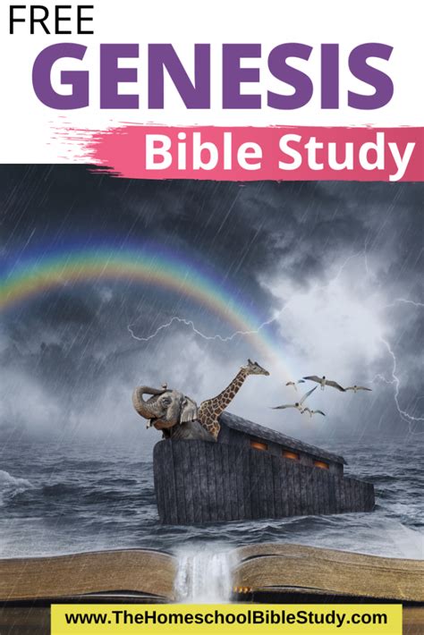 Book Of Genesis Bible Study The Homeschool Bible Study
