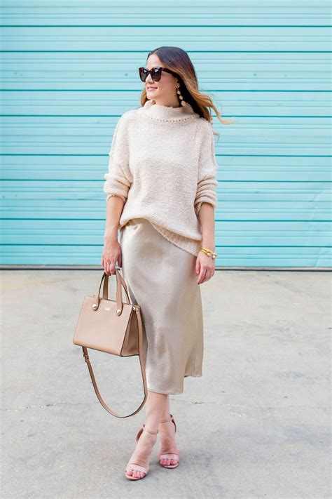 How To Style A Satin Midi Skirt Vlr Eng Br