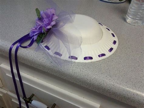 Tea Hat Made With Paper Plate And Bowl Kids Tea Party Girls Tea
