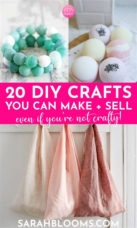 20 Diy Crafts You Can Make And Sell For Extra Money Crafts To Make