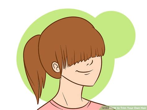 3 Ways To Trim Your Own Hair Wikihow