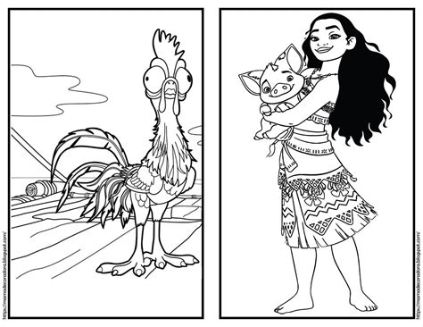 Mamá Decoradora: Librito para colorear gratis Moana
