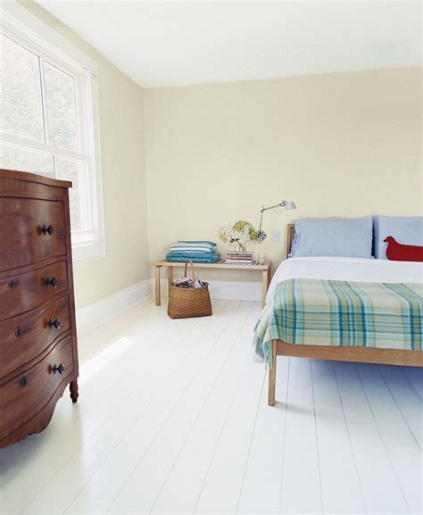 Soft yellow, lavender, light pink, and fresh blue offer a feeling of calm and restfulness in a bedroom. Bedroom Paint Color Ideas | Domino in 2020 | Yellow ...