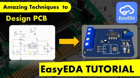 How To Convert Schematic To Pcb Of Any Circuit Easyeda Online Pcb Design Tips And Tricks