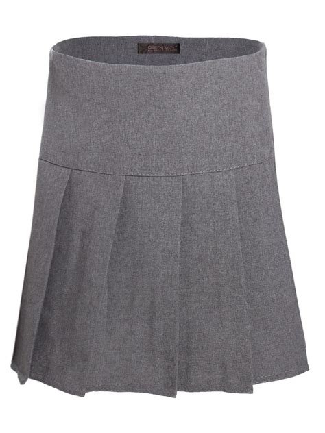 Girls Kids Childrens Pleated School Skirt Uniform Skirts Ebay