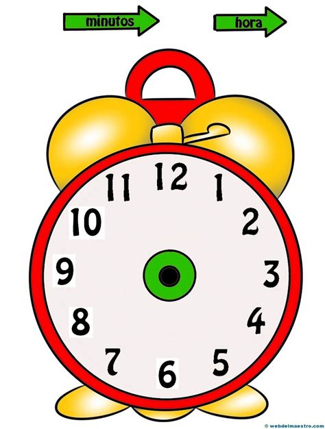 Relojes Para Aprender La Hora Web Del Maestro