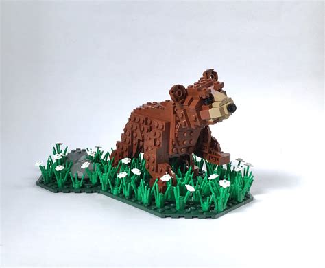 Lego Moc Bear Cub By Miro Rebrickable Build With Lego