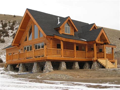 Lovely Pre Built Log Cabins New Home Plans Design