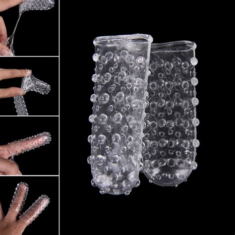 Finger Penis Sleeve Vibrator For Woman Squirt G Spot Penis Vagina Clit