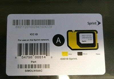 The phone comes with a sim card that connects the phone to the sprint network. Sprint Nano SIM Card B iPhone X 8 8 plus Pixel 2 2XL 854798005149 | eBay