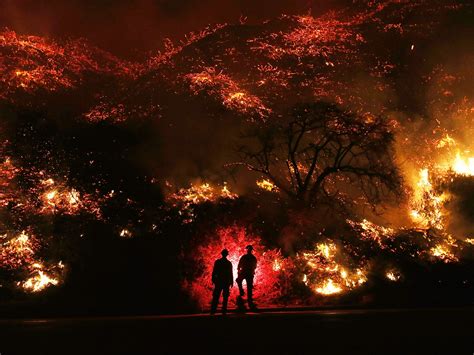 In The Los Angeles Fires Drones Take Off For The First Time Wired