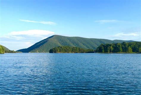 Located on smith mountain lake, the park offers ample opportunities for shore and boat fishing. Smith Mountain Lake, Virginia - Mountains, Water, Skies