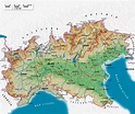 Cartina Italia Settentrionale Fisica | Cartina