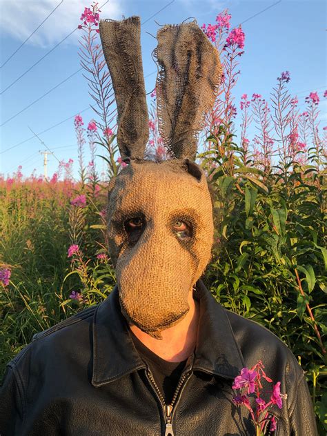 Creepy Scary Burlap Rabbit Masks Custom Handmade Horror Etsy In 2020