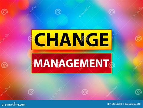 Change Management Abstract Colorful Background Bokeh Design