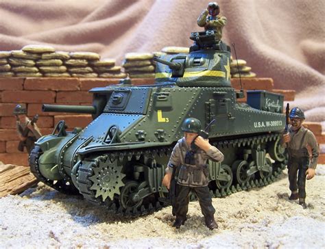 Wwii Plastic Toy Soldiers American Tanks