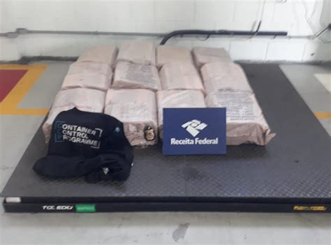 Receita Federal apreende 266 kg de cocaína no Porto de Santos