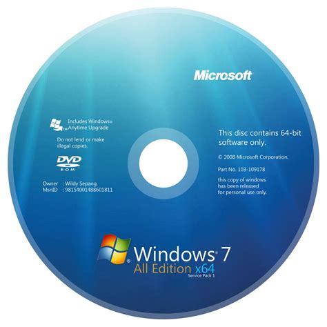 Windows 7 All Edition Dvd And License Windows Microsoft Windows