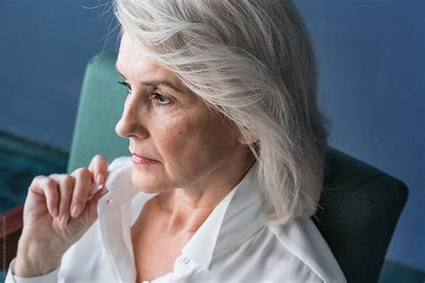 Portrait Of A Beautiful Senior Woman By Stocksy Contributor Irina