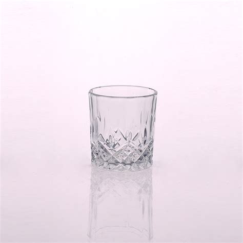 Diamond Collection Crystal Clear Rock Glass Glass Candle Holder Glass