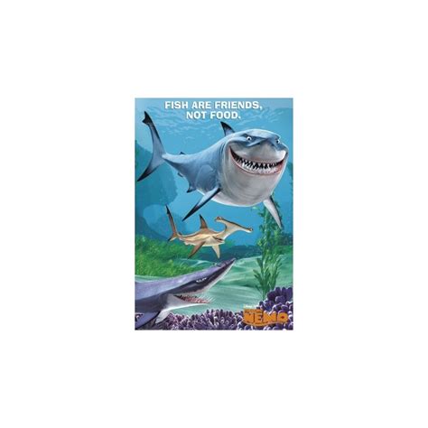 Finding Nemo Find Nemo Fish Are Friends Not Food Maxi 2 Plakat