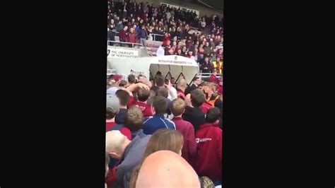 Northampton Town Promotion Celebration And Pitch Invasion Youtube