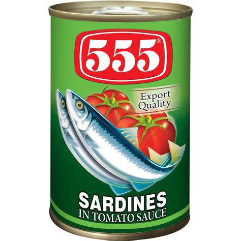 555 Sardines In Tomato Sauce 155g Woolworths