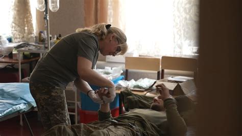 Russia Ukraine Conflict Inside A Field Hospital On The Frontline