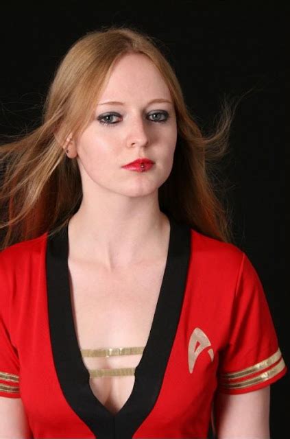 Cosplay Z Star Trek Red Shirt Babe