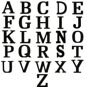A keyword cipher is a form of monoalphabetic substitution. Black Wooden Letters Alphabet for DIY Crafts Personalised ...