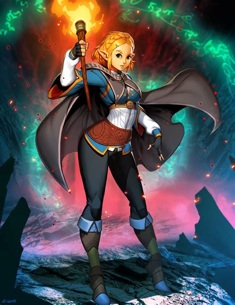 Princess Zelda Breath Of The Wild 2 By Genzoman On Deviantart Zelda
