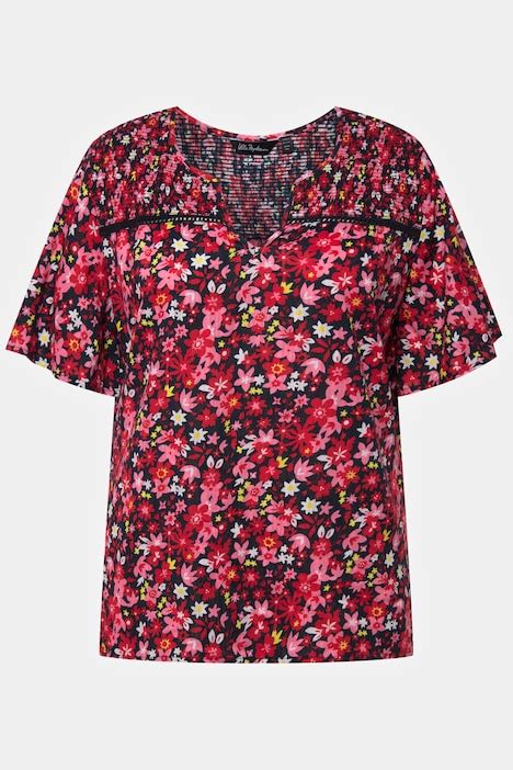 Ditsy Floral Smocked Blouse All Blouses Blouses