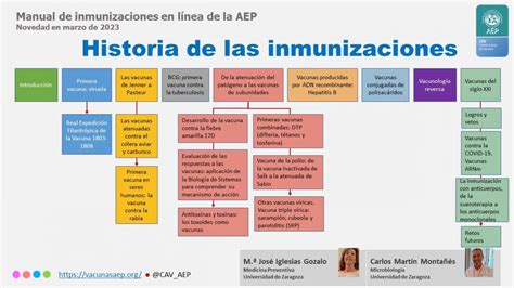 Historia De Las Inmunizaciones En El Manual En Línea De La Aep Comité